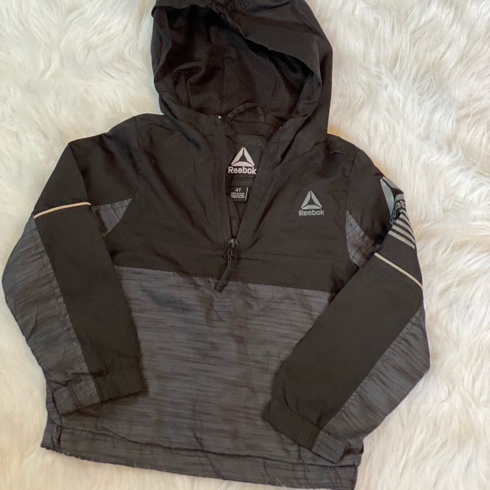 Reebok windbreaker material jacket 4t